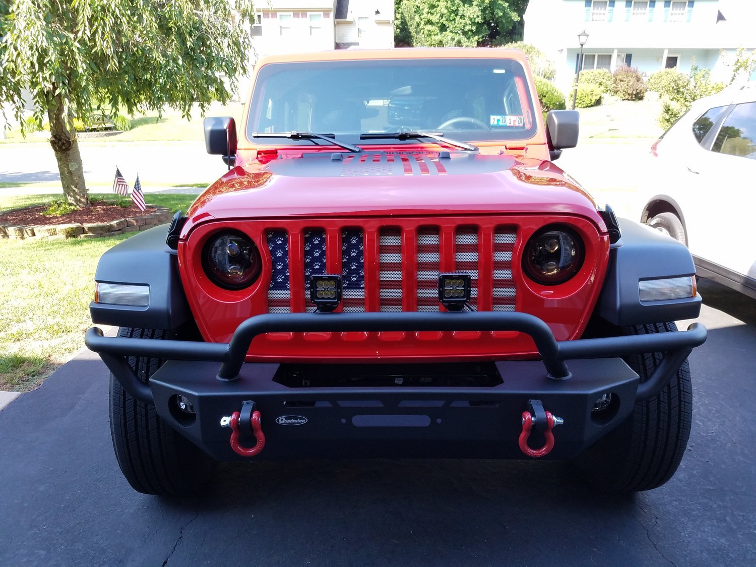 Quadratec QRC Front Winch Ready Bumper for 1824 Jeep Wrangler JL